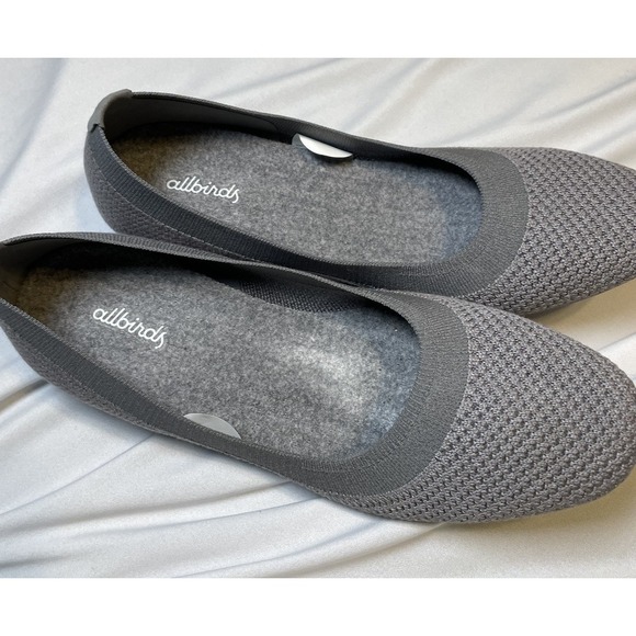 allbirds Shoes - Allbirds Women's W9 Tree Breezers Heather Knit Grey Ballet Slippers Flats Shoes
